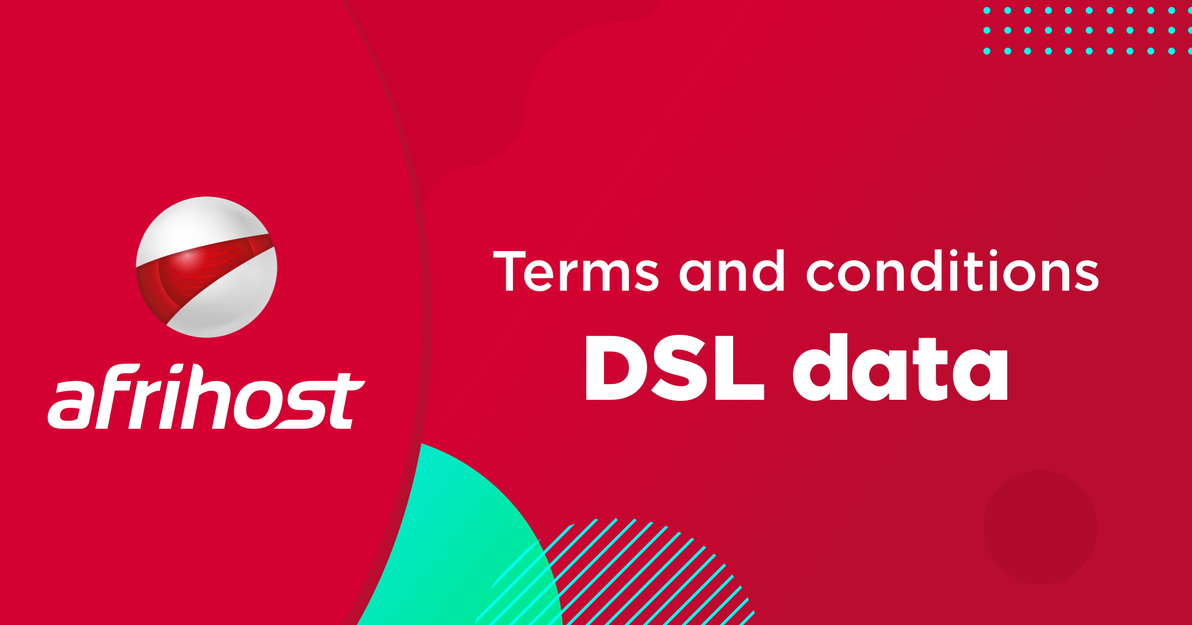 DSL data | Terms | Afrihost